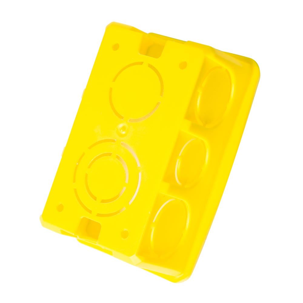 Caixa de Embutir 4x2 Retangular Amarelo - Ref. 57500/041 - TRAMONTINA