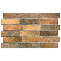 Revestimento Brick Ferrugem 35x59 Tipo A INCENOR / REF. RVE35000