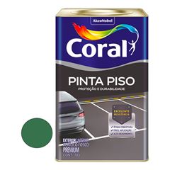 Tinta Acrílica Fosca Pinta Piso 18L Verde Quadra CORAL/ REF. 5202471