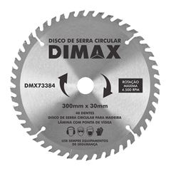 Disco Serra 48 Dentes 300mm Vídea DIMAX / REF. DMX73384
