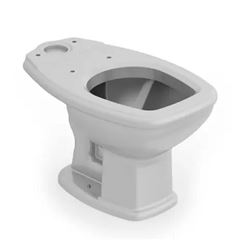 Bacia para Caixa Acoplada Fit Plus Cinza Prata - Ref. 1663510770300 - CELITE