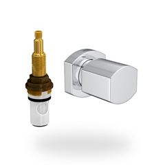 Acabamento para Registro em Metal 1/2a1 Polegada Liv Cromado - Ref.4916.C30.PQ - DECA