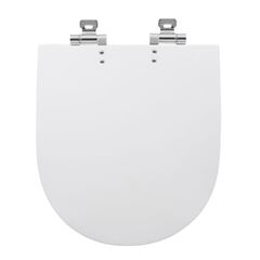 Assento Sanitário em Poliéster Carrara/Nuova/Duna/Link/Level Sofisticato Branco SICMOL / REF. 25267-113151