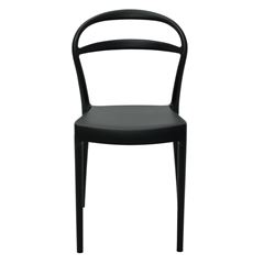 Cadeira em Polipropileno com Ecosto Vazado Eco Sissi  Preto - Ref.92047/409 - TRAMONTINA
