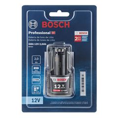 Bateria 12V Li-On Max GBA 2.0AH BOSCH / REF. 1600A0021D-000