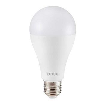 Lâmpada LED Bulbo 15W A65 E27 Bivolt 3000K Branco Quente - Ref. DI73735 - DILUX