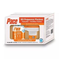 Kit Pace Pequenas Piscinas com Flutuador e Pastilhas Tricolo 500g - Ref.74034 -  HTH