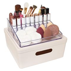 Organizador para Cosmeticos em Poliestireno e Polipropileno com 31 Divisorias Plus  Rose -  Ref. 3093.W2W2.0004  Dello