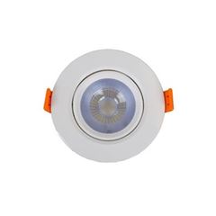 Spot LED em ABS 7w Bivolt de Embutir Easy Redondo 6500k - Ref.YQ086076BCDEAV2 - BRONZEARTE