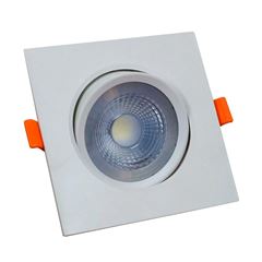 Spot Led em ABS 7w Bivolt de Embutir Easy Quadrado 3000k - Ref.YQ093073BCDEAV2 - BRONZEARTE