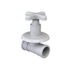Registro de Pressão Curto em PVC 25mm Soldável Prática Branco HERC / REF. 2868