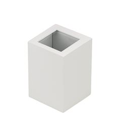 Arandela de Aço 2 Fachos com Lente de Vidro Bivolt Branco Fosco BLUMENAU ILUMINAÇÃO / REF. 159010-11