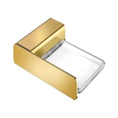 Saboneteira para Parede em Metal Flat Ouro Polido - Ref.01013843 - DOCOL