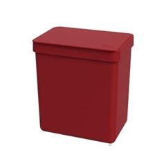 Lixeira Plástica 2,5 Litros Single Vermelho Bold - Ref. 17008/0465 - COZA