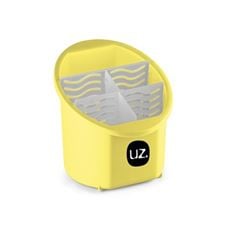 Porta Thalher de Plástico Sólido Organizador Amarelo Claro - Ref.uz314-amc - UZ