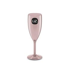 Taça de Plástico 300ml Translucido Gold Rosa - Ref.UZ152-ROS - UZ