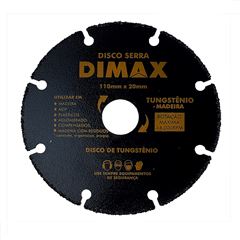 Disco Serra 110x20mm Madeira Tungstênio DIMAX / REF. DMX79621