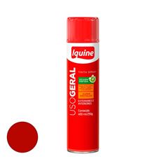 Tinta Spray Uso Geral  400ml Vermelho - Ref..334004565 - IQUINE