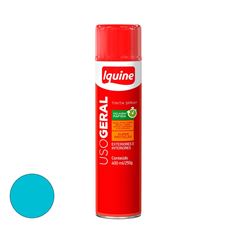 Tinta Spray Uso Geral  Brilhante  Azul Claro IQUINE /REF.334033065