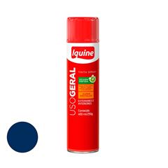 Tinta Spray Uso Geral  Brilhante Azul Escuro IQUINE  /REF.334033265