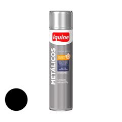 Tinta Spray Esmalte Metálico Preta 400 ml - Ref.338005765 - IQUINE