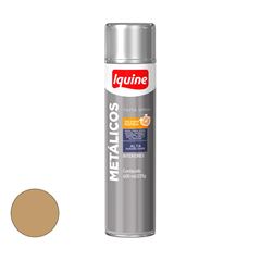 Tinta Spray Esmalte Metálico 400mll Dourado - Ref.338021065- IQUINE