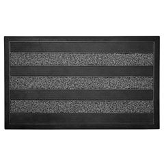 Capacho Emborrachado Cactos 45cmx75cm Cinza KAPAZI / REF. CBORCACT01