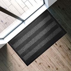 Capacho Emborrachado Cactos 45cmx75cm Cinza KAPAZI / REF. CBORCACT01