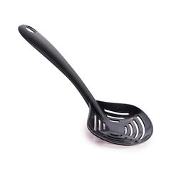 Escumadeira de Plástico Gourmet Preta - Ref.6511 - PLASÚTIL