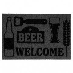 Tapete Vinil Super Print Beer 40cmx60cm Cinza e Preto KAPAZI / REF. 01VISUPBEE
