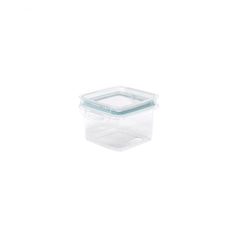 Pote Plástico Quadrado 380ml Trava Mais Azul Intenso - Ref.9922 - PLASÚTIL