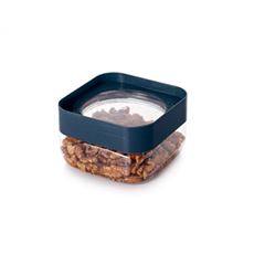 Pote Plástico Quadrado 510ml Plug Azul Intenso - Ref.9358 - PLASÚTIL