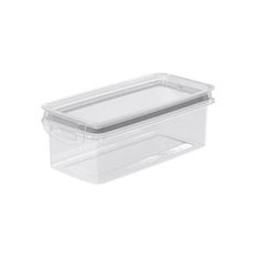 Pote Plástico Retangular 400ml Trava Mais Fendi- Ref.7833 - PLASÚTIL