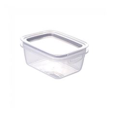 Pote Plástico Retangular 630ml Trava Mais Fendi - Ref.7834 - PLASÚTIL