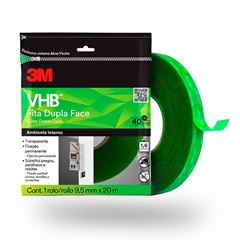 Fita Dupla Face 9,5X20M Vhb 4910 Transparente Verde - Ref.Hb004299705 -3M