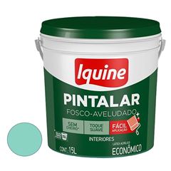Tinta Vinil Acrílica Pintalar Fosco Aveludado 15 Litros Verde Piscina IQUINE / REF. 79308326