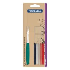Conjunto de Garfos para Petisco de Inox com 6 Peças Ipanema Misto - Ref. 23399/410 - TRAMONTINA
