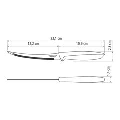Faca para Tomate Plenus 5 Polegadas TRAMONTINA / REF. 23428/105