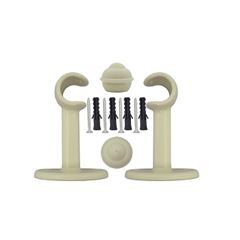 Suporte para Varão em Polipropileno Médio Prátiko 19mm Palha - Ref. 0PK.11 - BELLA ARTE