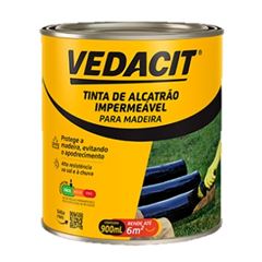 Tinta Impermeável Alcatrão 900ml Preto VEDACIT / REF. 147850