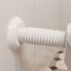 Tubo de Ligação PVC 26cm com Anel para Bacia Sanitária Branco BLUKIT / REF.  290403