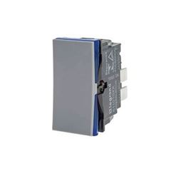 Interruptor Módulo Paralelo Plus+ com Borne Automático 1M 10A Cinza - Ref. 611011CZ - PIAL