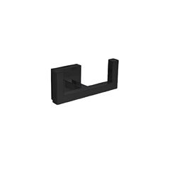 Cabide Duplo de Metal Clean Black Noir DECA / REF. 2062.BL.CLN.NO