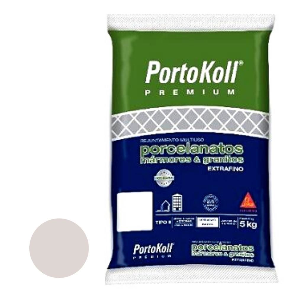 Rejunte para Porcelanato P- Flex 5kg Areia PORTOKOLL / REF. 96772  