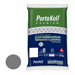 Rejunte Porcelanato Multiuso Extrafino Premium 5kg Preto PORTOKOLL / REF. 726473