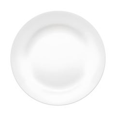 Prato de Porcelana para Sobremesa 22 cm EC02-9999 Branco OXFORD/ REF. 102767