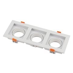 Spot Led de Embutir Downlight 3 Lâmpadas Bivolt Branco DILUX / REF. DI81051