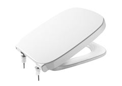 Assento em Polipropileno Soft Close Debba Classic Square Branco - Ref. A8019B2005 - ROCA