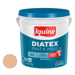 Tinta Acrílica Fosca Diatex Pinta Mais 15L Pêssego IQUINE / REF. 50304226