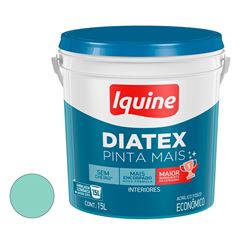 Tinta Vinil Acrílica Balde 15 Litros Diatex Verde Piscina - Ref. 50308326 - IQUINE